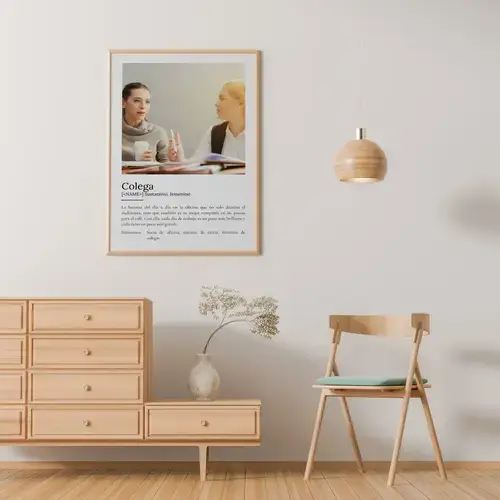 Póster Definición Personalizado para Colega