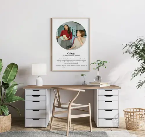 Póster Definición Personalizado para Colega