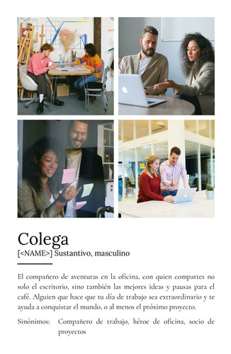 Regala un Póster Definición Colega Personalizado: Sorprende en la Oficina
