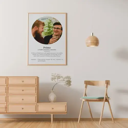 Póster Definición Personalizado 'Primo'