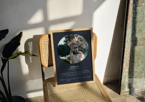 Poster Definición Patenkind: Foto y Texto Personalizado