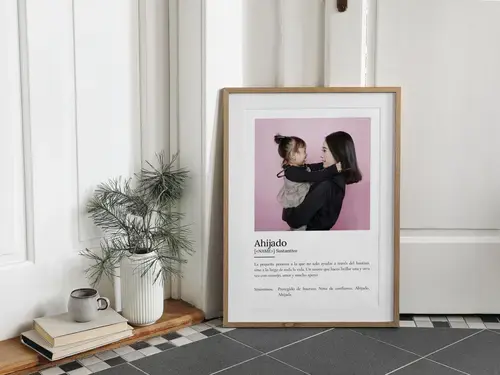 Poster Definición Patenkind: Foto y Texto Personalizado