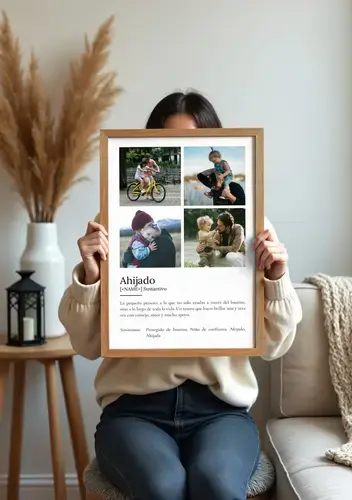 Poster Definición Patenkind: Foto y Texto Personalizado