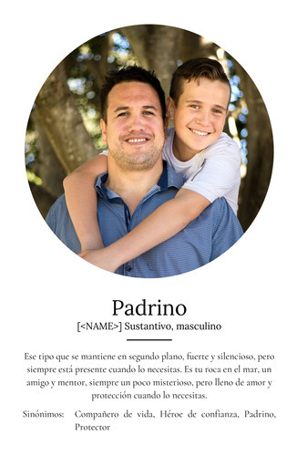Crea tu póster único de "Padrino" con foto y personalizado