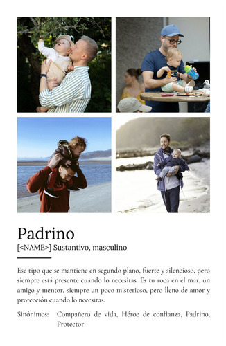 Crea tu póster único de "Padrino" con foto y personalizado