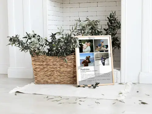 Póster definiciones "Padrino" estilo Duden