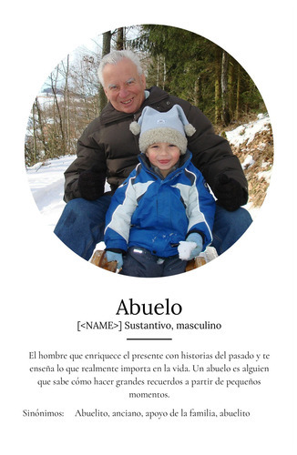 Crea el póster definición "Opa" personalizado con tus fotos