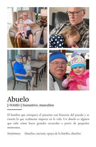 Crea el póster definición "Opa" personalizado con tus fotos
