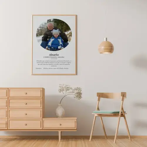 Póster Definición 'Abuelo' Estilo Duden