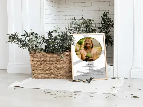 Póster definición de "Abuela" personalizable