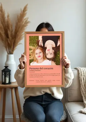 Poster Definiciones 'Herzensmensch' Personalizado