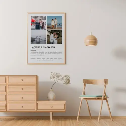 Poster Definiciones 'Herzensmensch' Personalizado