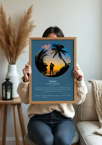 Póster Definición "Amor" Personalizable