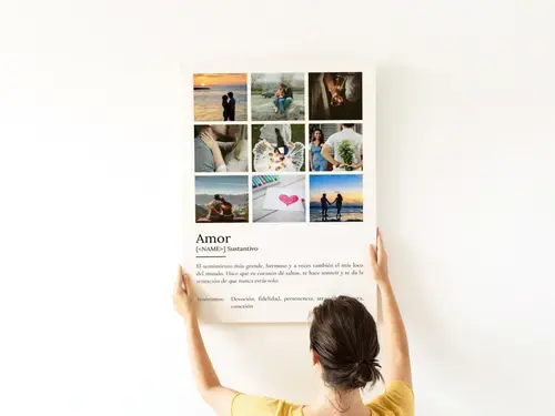 Póster Definición "Amor" Personalizable