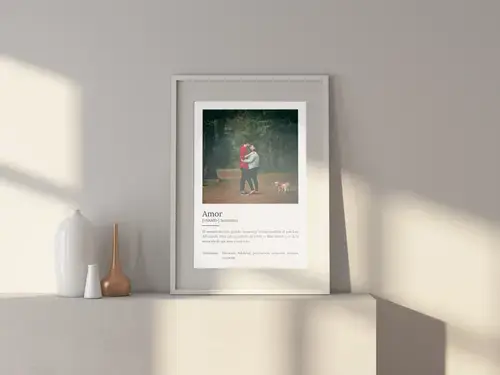 Póster Definición "Amor" Personalizable