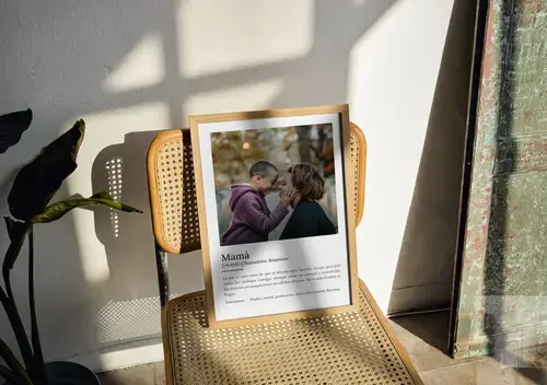 Póster definición "Mamá" personalizable