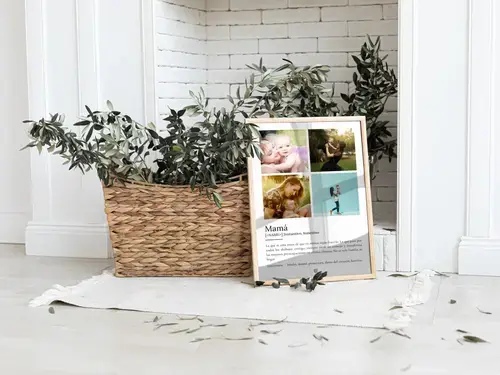 Póster definición "Mamá" personalizable