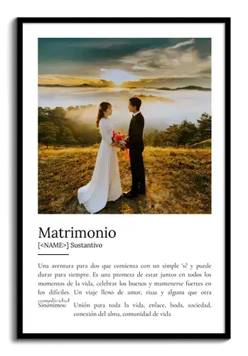 Crea tu póster de definición 'Ehe': Un regalo lleno de amor y aventura