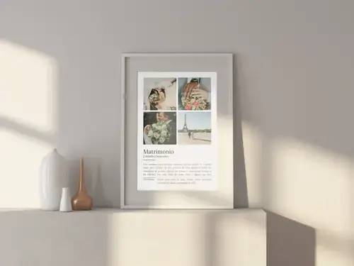 Poster de definición personalizado 'Matrimonio'