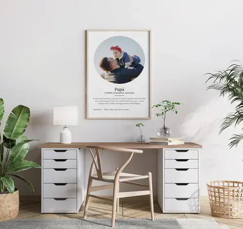 Póster Definición Personalizado para Papá