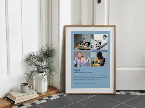 Póster Definición Personalizado para Papá