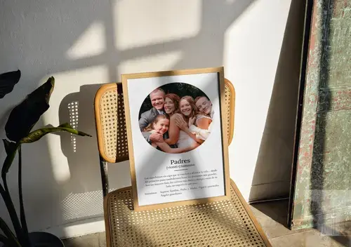 Póster de Definición "Padres" Personalizado