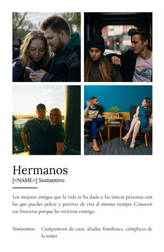 "Crea tu Póster Personalizado de Hermanos: Un regalo único"