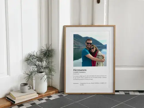 Póster Definición Personalizado 'Hermanos'