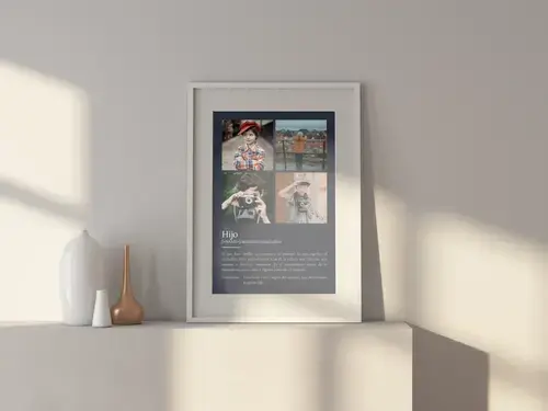 Póster Definición: Hijo (Duden) персонализированное