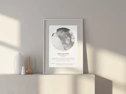 Póster de Definición "Alma Gemela" Personalizado