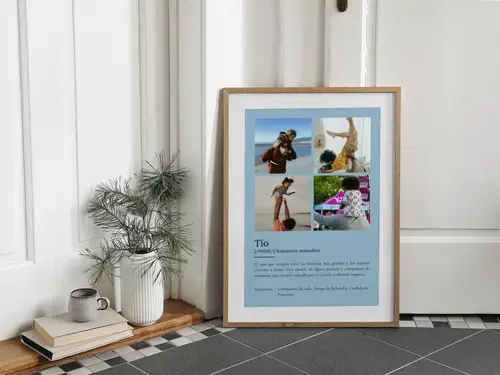 Póster Definición "Tío" Personalizable