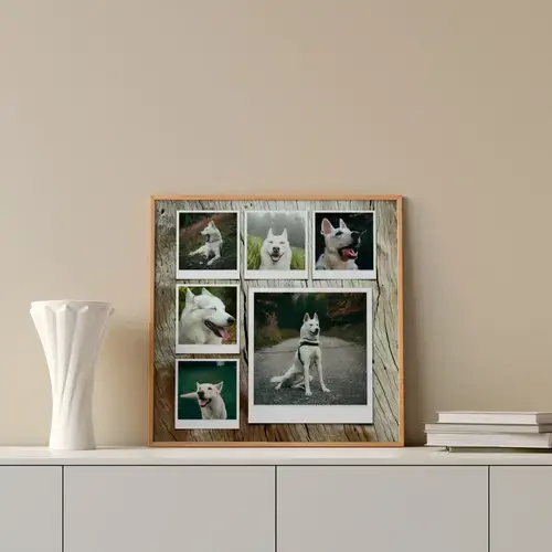 Collage de fotos de perro personalizable
