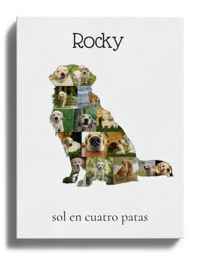 Crea tu Collage del Golden Retriever Personalizado – Recuerdos Únicos