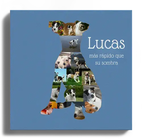 Crea tu Collage de Jack Russell: Personaliza con tus Fotos y Texto
