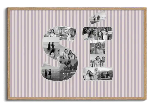 Plantilla de collage “Sí” de compromiso