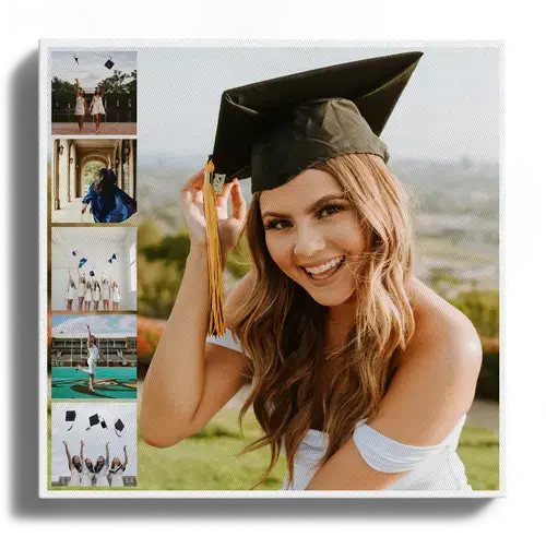 Collage de graduación con texto personalizable