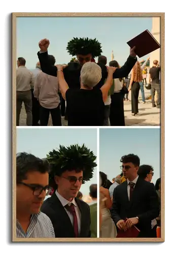 Collage de graduación con texto personalizable