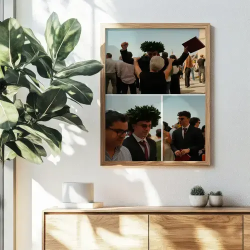 Collage de graduación con texto personalizable