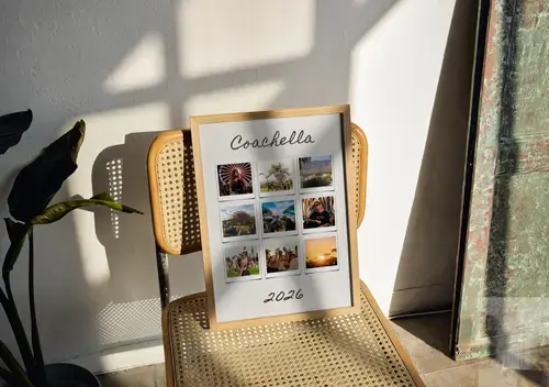Collage de festival con texto personalizable