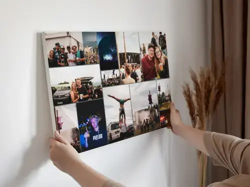 Collage de festival con texto personalizable