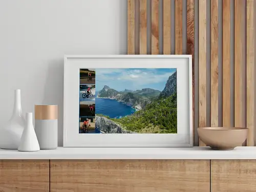 Plantilla de bici de carretera con texto