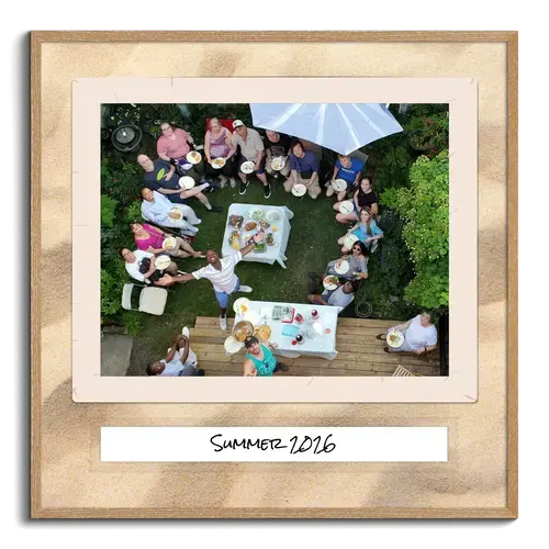 Plantilla de fiesta de verano con texto