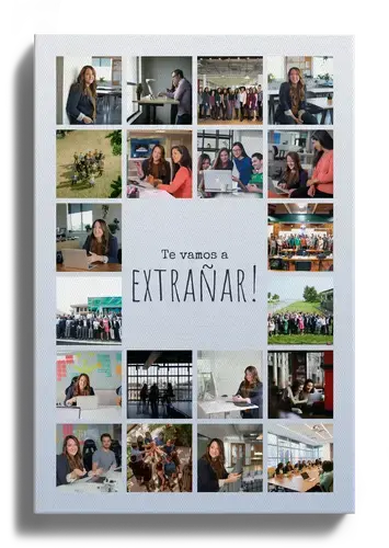 Collage de despedida para compañeros de trabajo