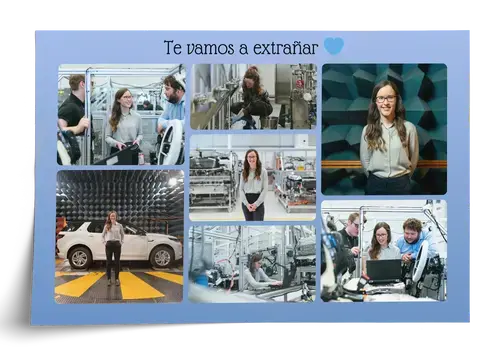 Collage de despedida para compañeros de trabajo