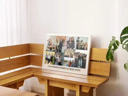 Collage de fotos de amistad personalizable