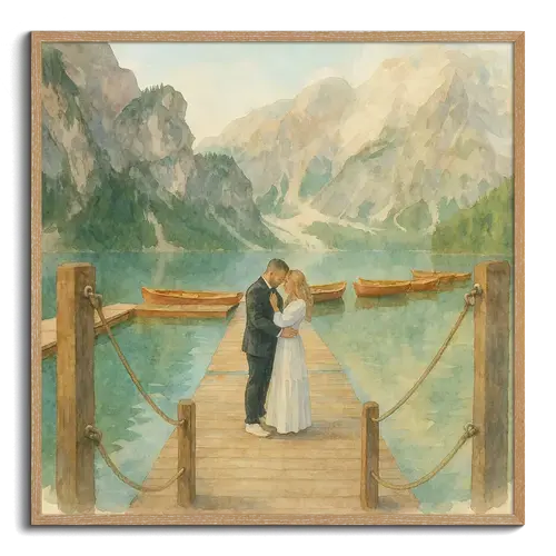 Foto convertida con IA: acuarela y más estilos