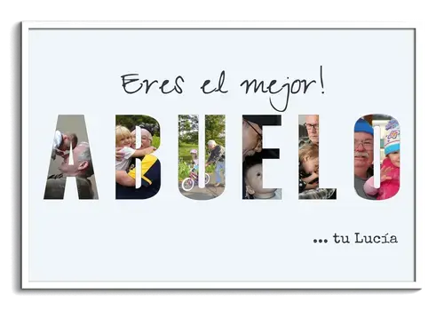 Fotocollage eres el Mejor Abuelo como Regalo para Abuelos