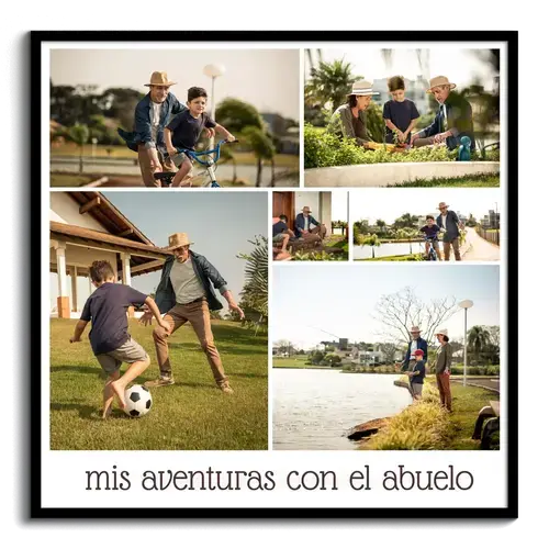 Regalo para abuelos mis aventuras con el abuelo