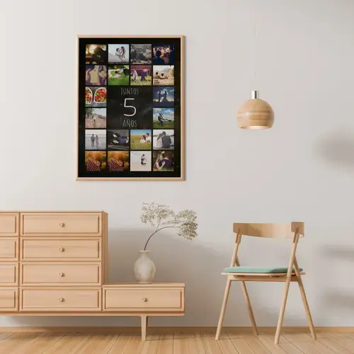 Collage número 5 - 5 años: aniversario, pareja