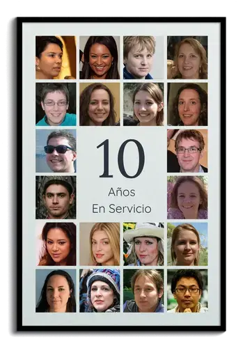 Crea tu collage 10º aniversario: personaliza nº, nombre y texto; empresa o bodas de estaño Crea tu collage 10º aniversario: personaliza nº, nombre y texto; empresa o bodas de estaño